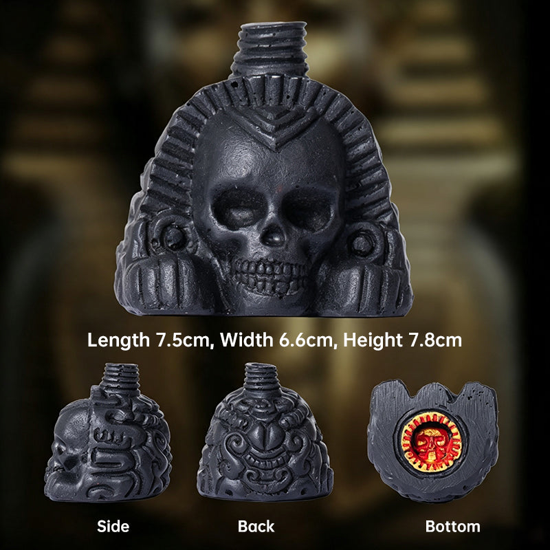 Aztec Death Whistle – Realistic Screaming Skull Sound Effect, Spooky Resin Prop for Halloween Pranks & Party Favors