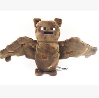 16cm Minecraft Plush Toys Enderman Pig Sheep Wolf Bat Soft Stuffed Doll Cartoon Animal Plush Toy Brinquedos Children Kids Gifts