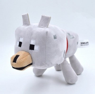 16cm Minecraft Plush Toys Enderman Pig Sheep Wolf Bat Soft Stuffed Doll Cartoon Animal Plush Toy Brinquedos Children Kids Gifts