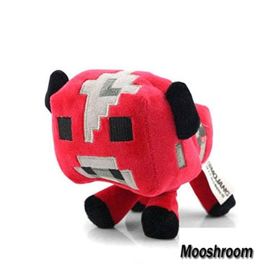 16cm Minecraft Plush Toys Enderman Pig Sheep Wolf Bat Soft Stuffed Doll Cartoon Animal Plush Toy Brinquedos Children Kids Gifts