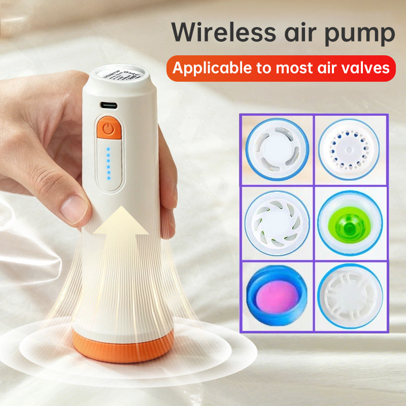 Rechargeable Electric Vacuum Pump, Portable Low Noise Air Pump for Compressed Storage Bags